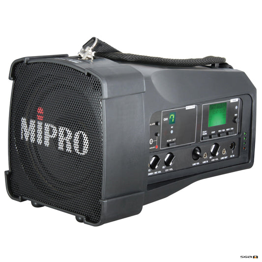 MIPRO MA100DB-5 PA Max 50W with Wireless Mic ACT32H-5 OR MIPRO Bodyback Lapel