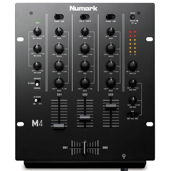 Numark M4 Three-Channel Entry-Level DJ Mixer