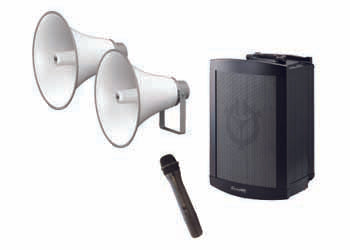 Hire - Sports Package Portable Battery PA with Horn Speakers