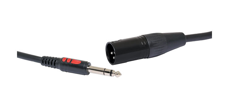 Redback P0760 • 10m 3 Pin Male XLR To 6.35mm Jack TRS Microphone Cable