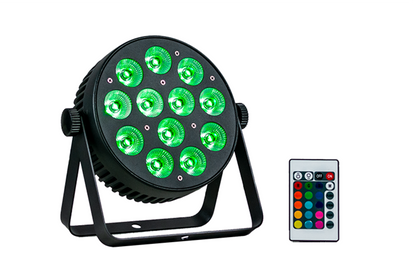 Event Lighting PAR12X8L - 12x8W LED RGBW Parcan with IR Remote