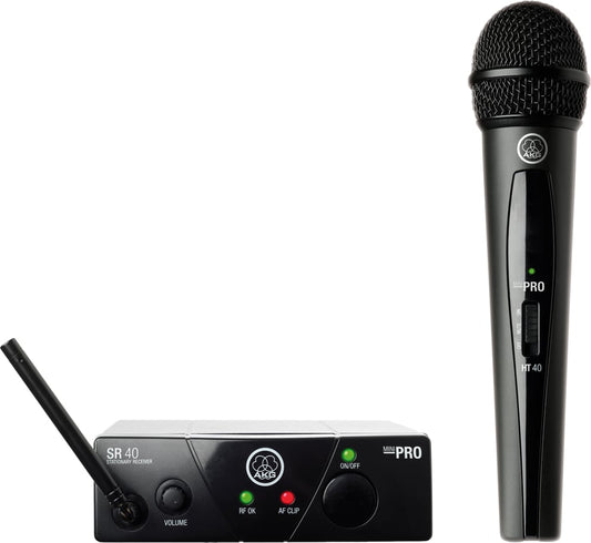 AKG WMS40 Mini Wireless Handheld Microphone System- Band A