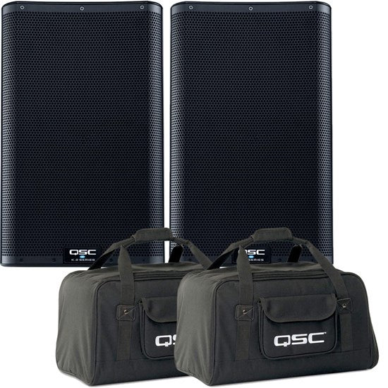 QSC K10.2 10" PA Speaker Pack w/ BAGS