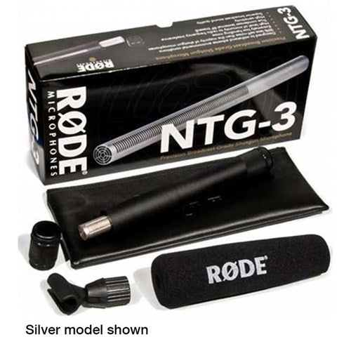 Rode NTG3 RF-Bias Shotgun Microphone Black