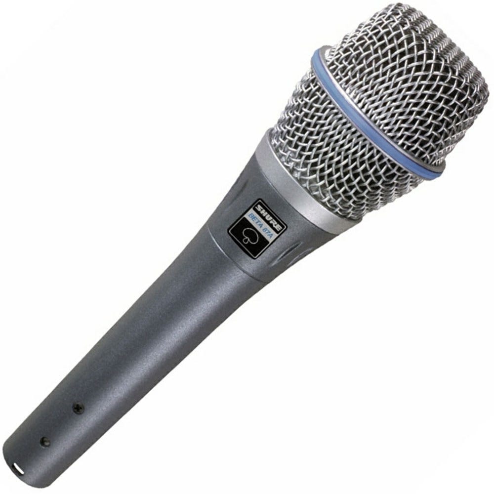 Hire - Shure Beta 87A Vocal Condenser Microphone