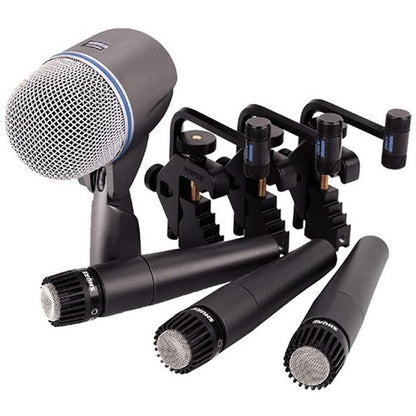 Shure DMK57-52 Drum Microphone Kit 3x SM57; 1x BETA52A 3x A56D Mounts + Case
