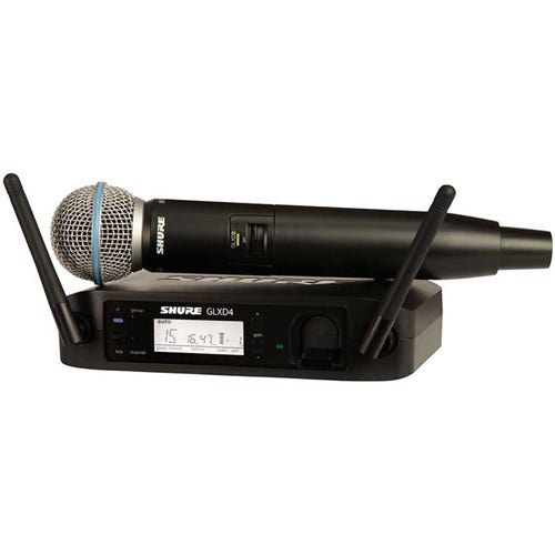 Hire - Shure GLXD24/B58 Handheld Digital Wireless System w/ Beta 87A Microphone