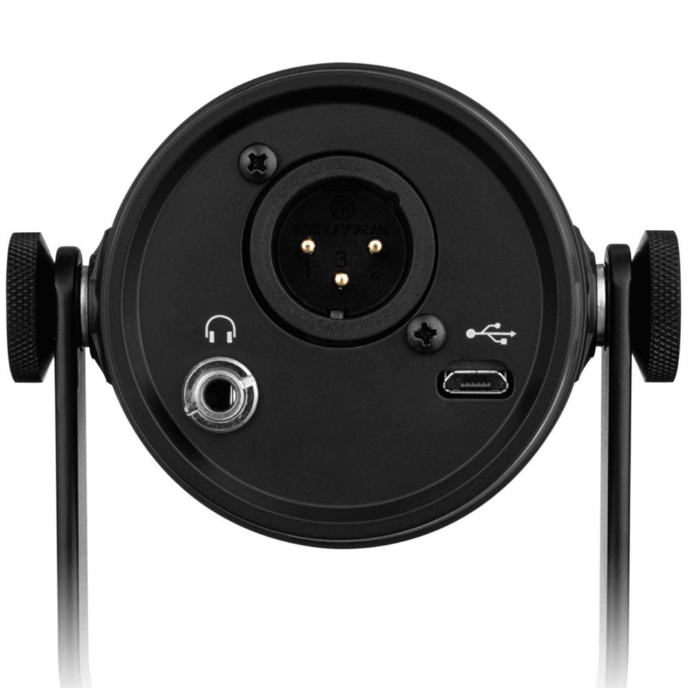 Shure Motiv MV7 USB / XLR Dynamic Podcasting Microphone (Black)