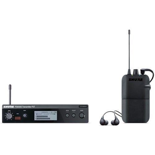 Shure PSM300 Wireless System w/ SE112-GR Earphones