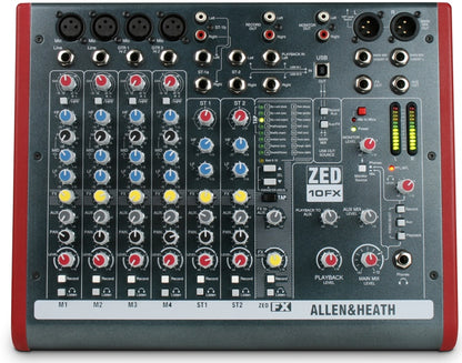 Hire - Allen & Health 10 Channel Analog Mixer with Effects ZED10FX