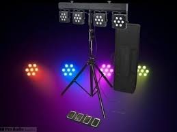 Hire - PARBAR4QUAD Par Bar With 4 X 5x4-In-1 RGBW LED with Stand ,