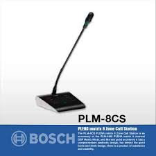 Bosch PLM-8CS Call station, 8-zone Desktop paging Microphone