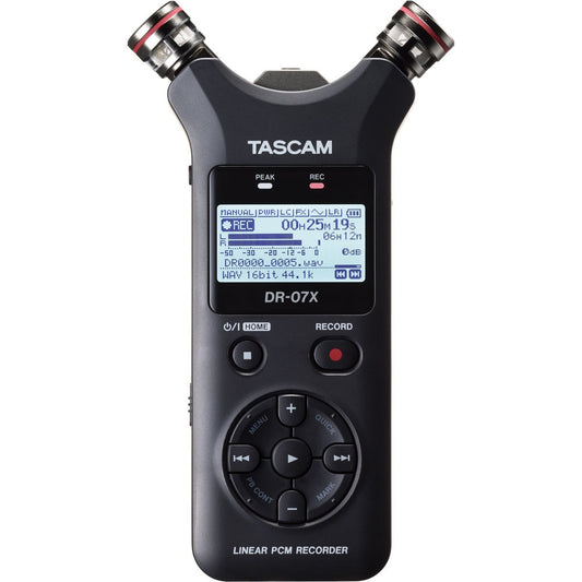 Tascam DR07X Handheld Digital Audio Recorder
