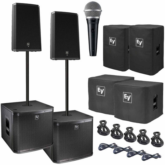 Hire - Electro-Voice ZLX-15P 15" Powered Speaker & 18' Subwoofer Package