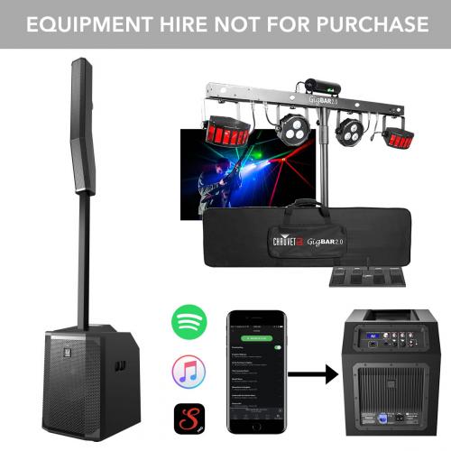 Hire - Evolve 50 with GigBar Lighting FX with Stand – Pro Sound and ...