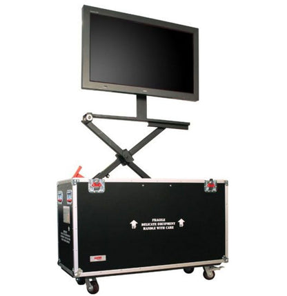 Hire - 55" LCD TV with Flight Case with Lift & Casters