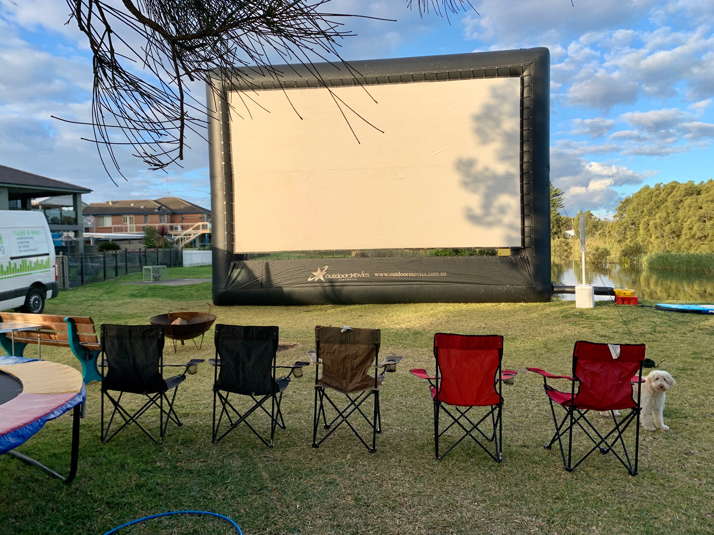 Hire - Giant inflatable Outdoor Cinema Movies Screen 10m x 3m