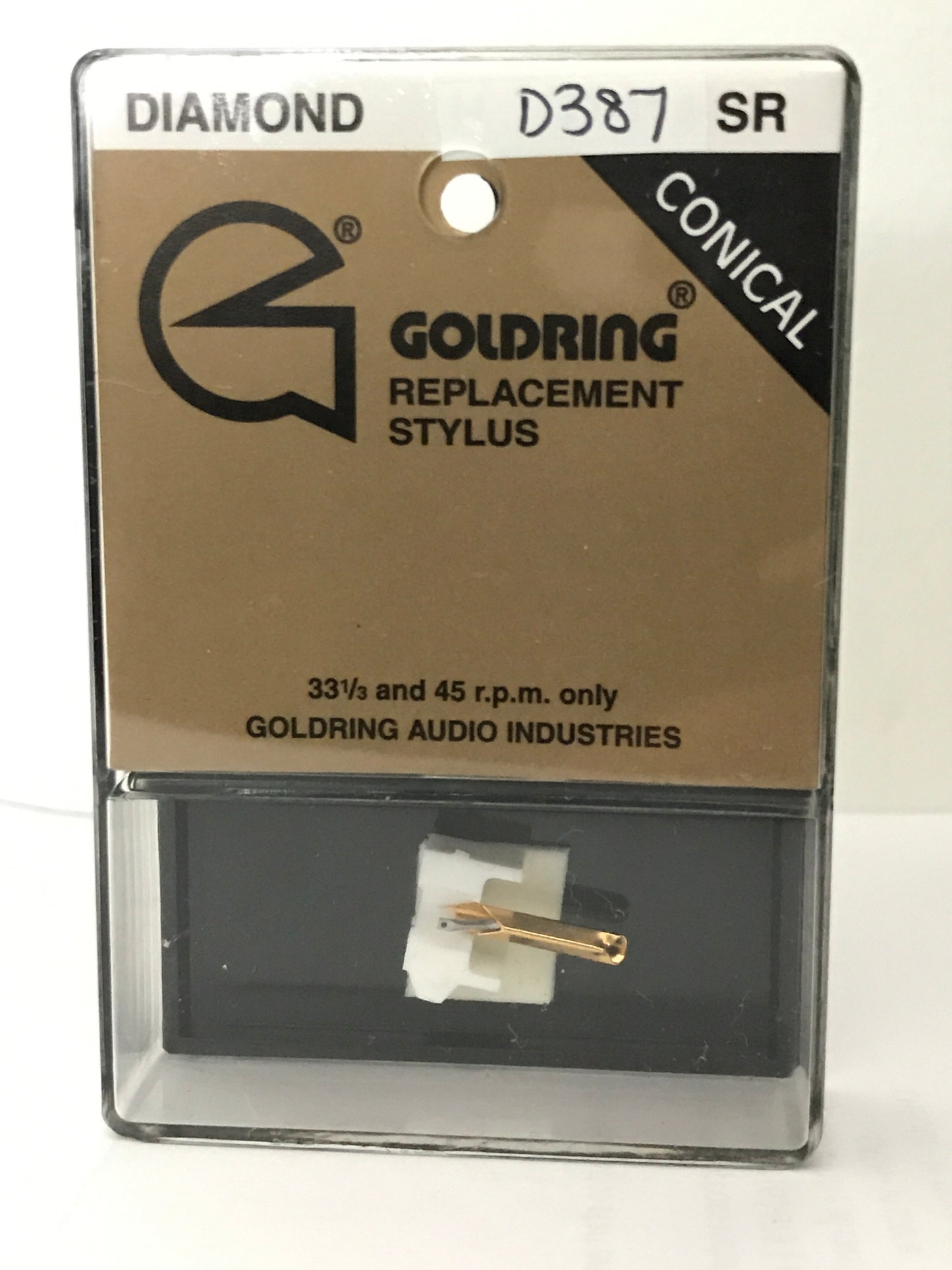 Gold Ring N447 Replacement Stylus for Shure N447  ( D387 )