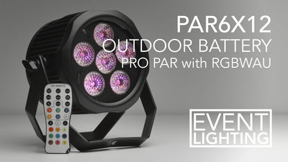 Hire - Theme Uplighting Battery or Powered PARCAN 6 Units by Event Lighting