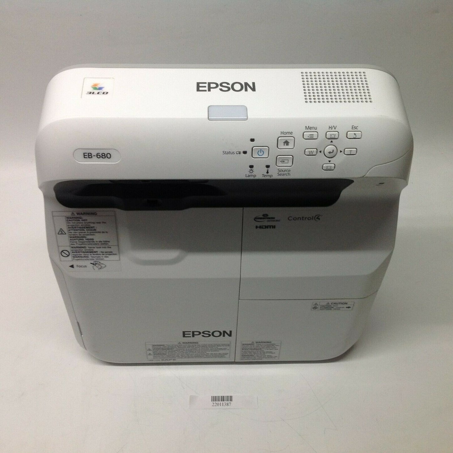 Hire - Epson H-740B LCD Ultra Short Throw Projector